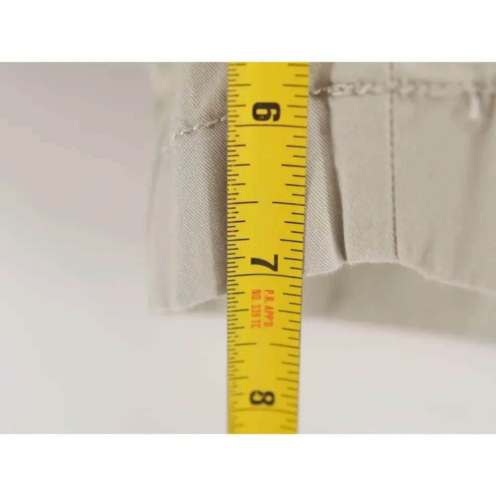 J. Crew Portsider NWT Stretch Chino Shorts Men's 32 Off White 7
